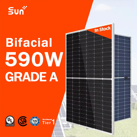 Bifacial Solar Panel 590W